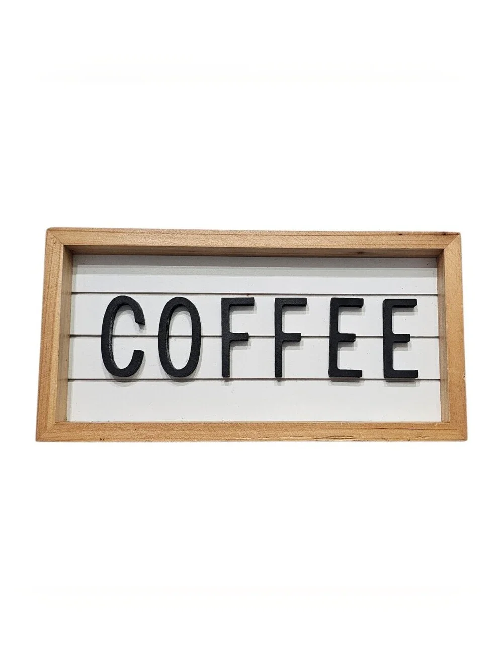 Hobby Lobby Wooden Coffee Sign Farmhouse Tabletop Wall Decor 10.8